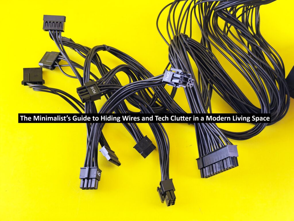 The Minimalist’s Guide to Hiding Wires and Tech Clutter in a Modern Living Space